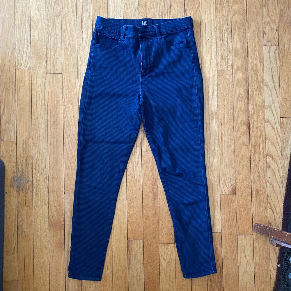 Gap Denim blue striped jean
